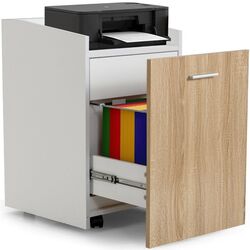 Tumba Costway HW66207WH (White/Oak) Thumb