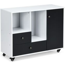 Tumba Costway HW66455BK (Black/White) Thumb