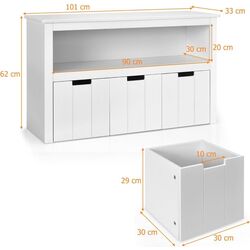 Tumba Costway HW67310WH (White) Thumb