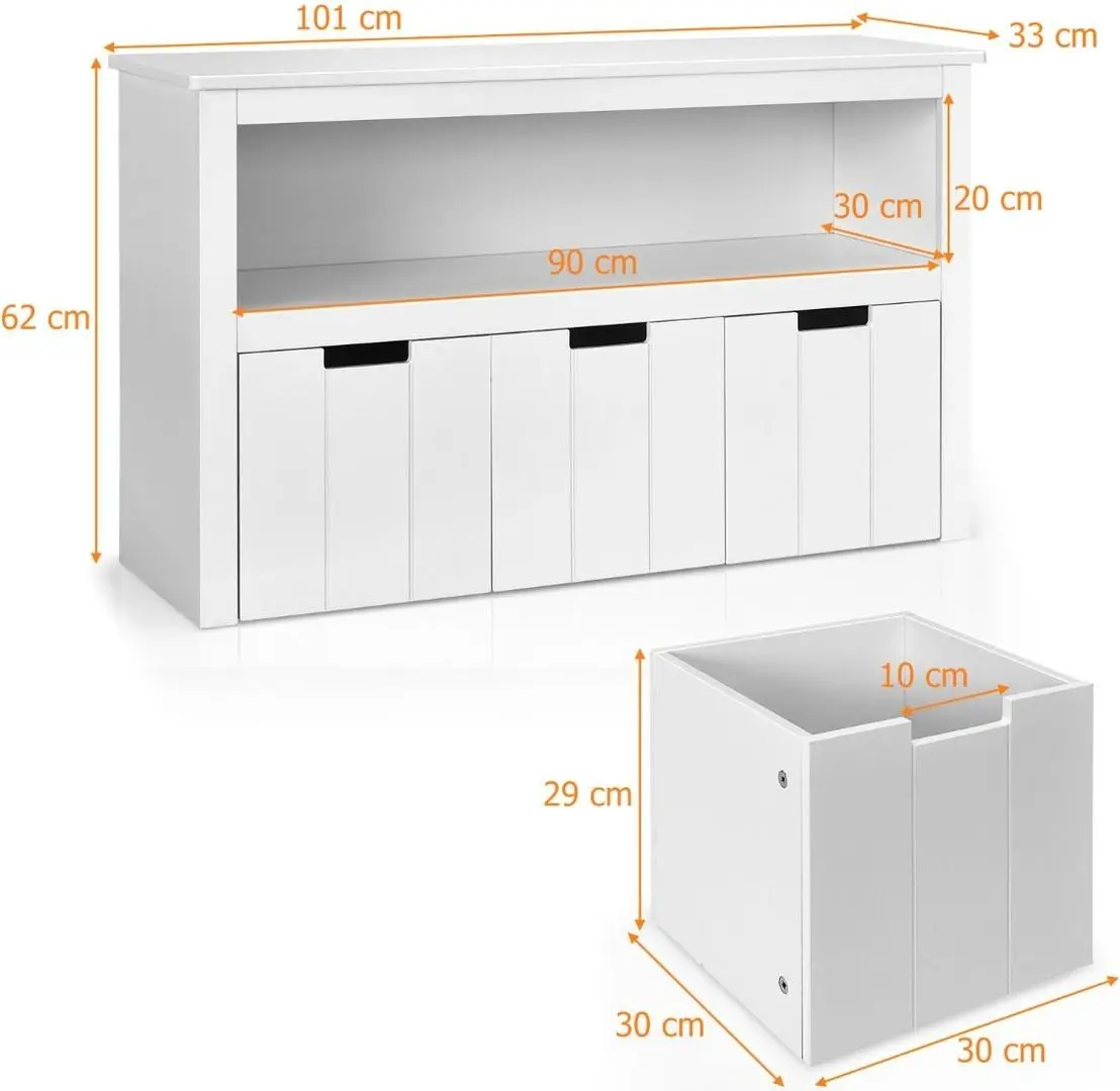 Tumba Costway HW67310WH (White)
