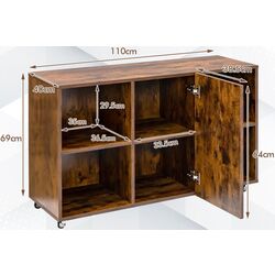 Tumba Costway JV10697CF (Brown) Thumb