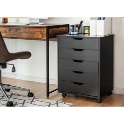 Tumba pe role Costway HW65978BK (Black)