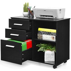 Тумба выкатная Costway HW65987BK (Black) Thumb