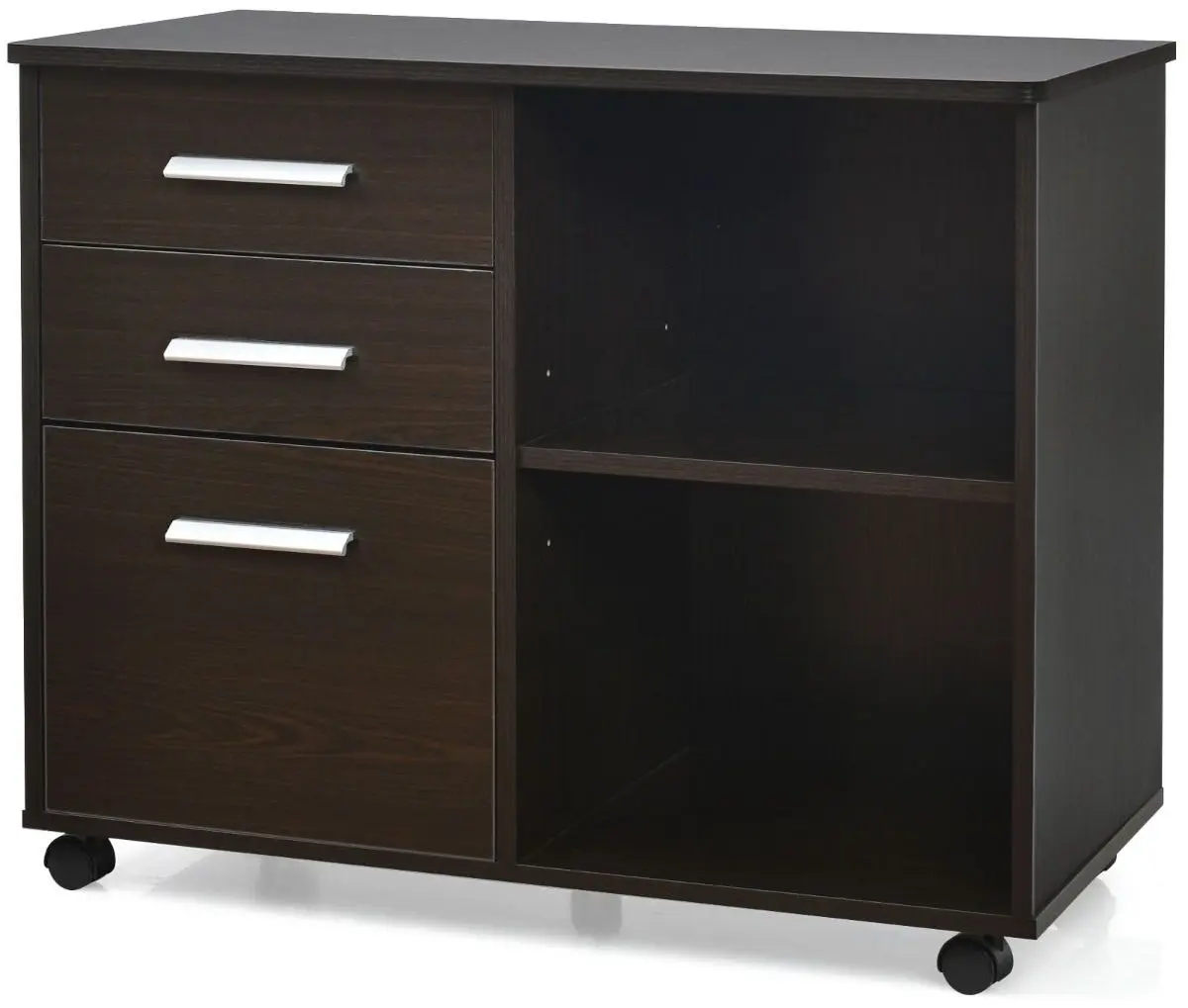 Tumba pe role Costway HW65987CF (Coffee) - 3