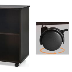 Tumba pe role Costway HW65987CF (Coffee) Thumb