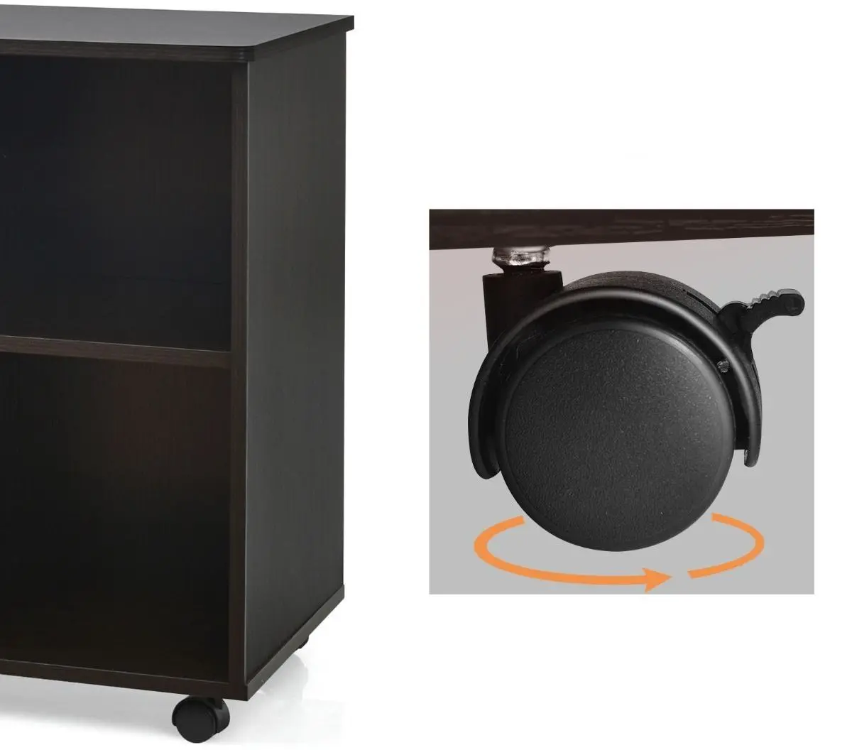 Tumba pe role Costway HW65987CF (Coffee) - 5