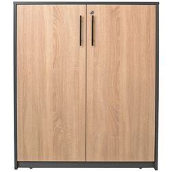 Dulap DP 90x114x40 2 usi (Sonoma Oak/Gray) Thumb