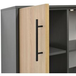 Dulap DP 90x114x40 2 usi (Sonoma Oak/Gray) Thumb