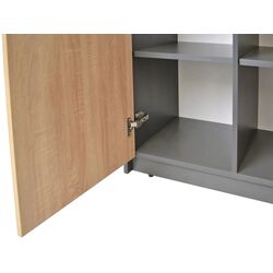 Dulap DP 90x114x40 2 usi (Sonoma Oak/Gray) Thumb