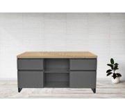 Tumba DP Duet 60x120 (Graphite/Oak)