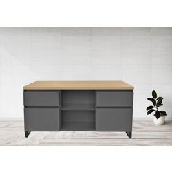 Tumba DP Duet 60x120 (Graphite/Oak)