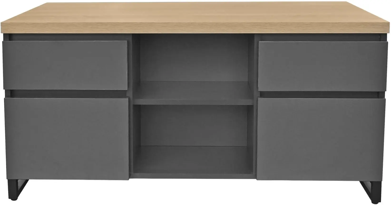 Тумба DP Duet Ordinara (Graphite/Oak)