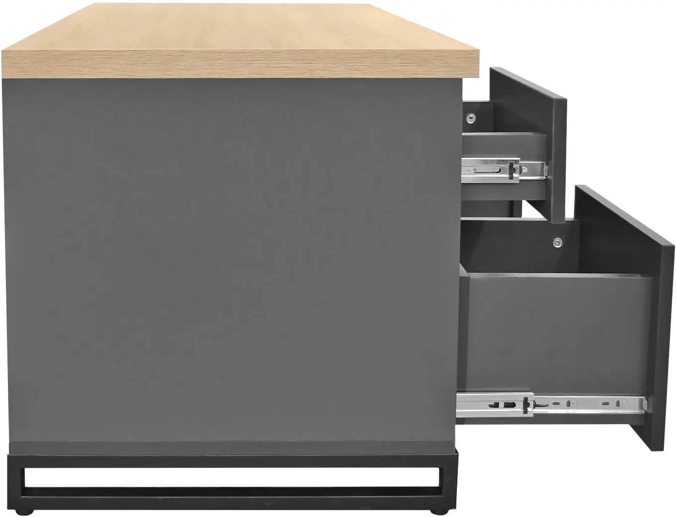 Тумба DP Duet Ordinara (Graphite/Oak)