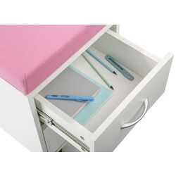 Puf-tumba Ergok Sid (White/Pink) Thumb