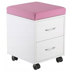 Puf-tumba Ergok Sid (White/Pink)