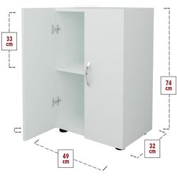 Шкафчик Fabulous 2 полки (White) Thumb