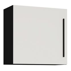 Dulap suspendat Haaus Haga (White Gloss/Black) Thumb