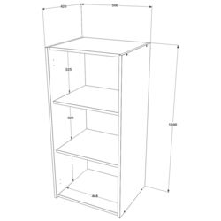 Dulap suspendat Haaus Malmo 1D 104x50 cm (Artisan Oak/Clay) Thumb