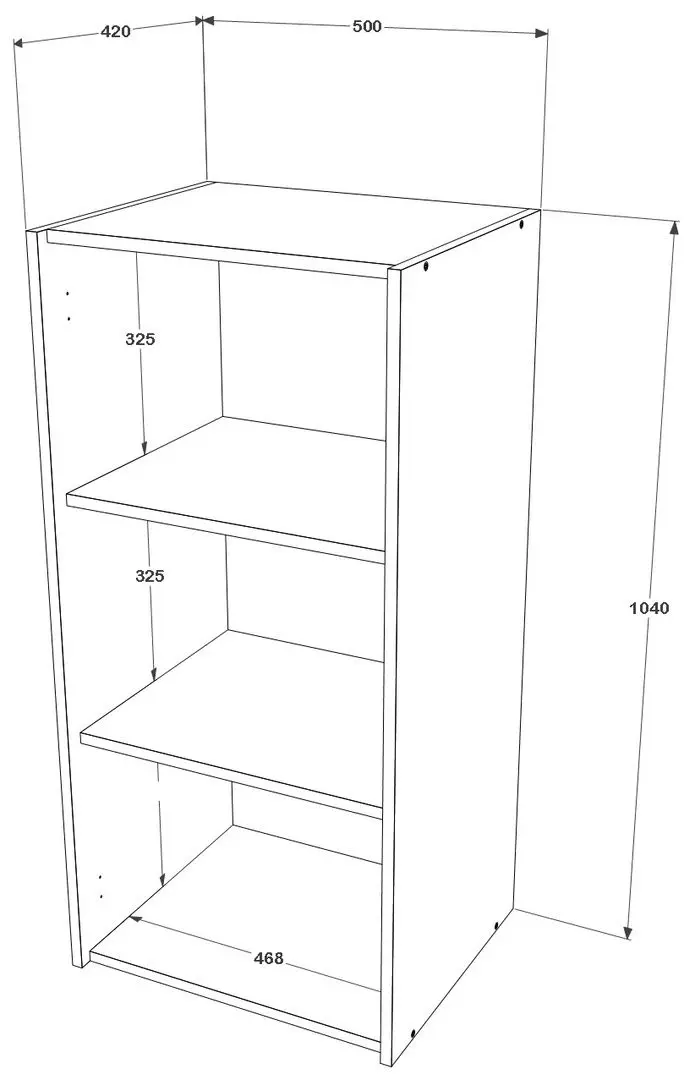 Dulap suspendat Haaus Malmo 1D 104x50 cm (Artisan Oak/Clay)