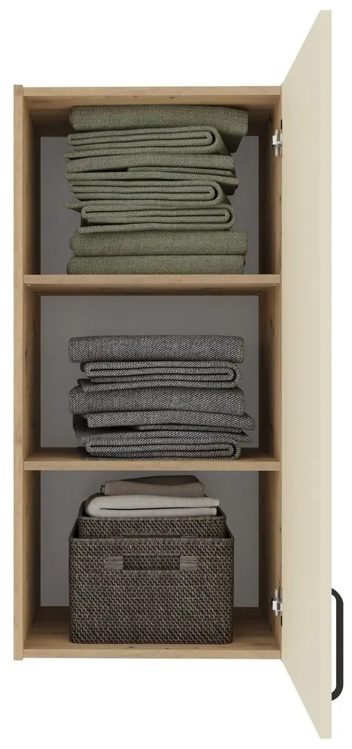 Dulap suspendat Haaus Malmo 1D 104x50 cm (Artisan Oak/Clay)