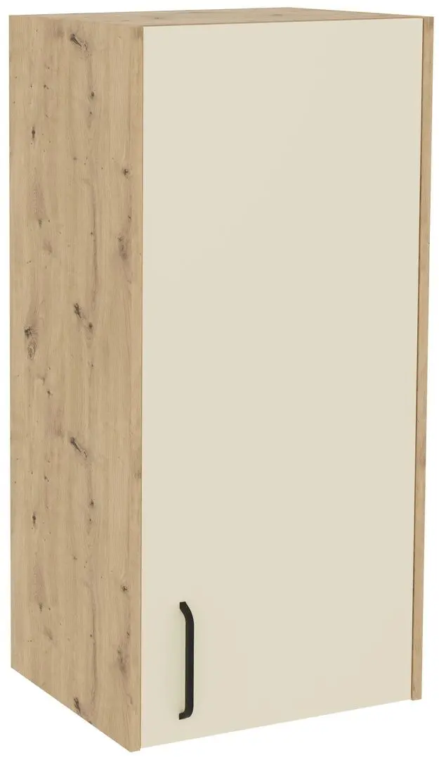 Dulap suspendat Haaus Malmo 1D 104x50 cm (Artisan Oak/Clay)
