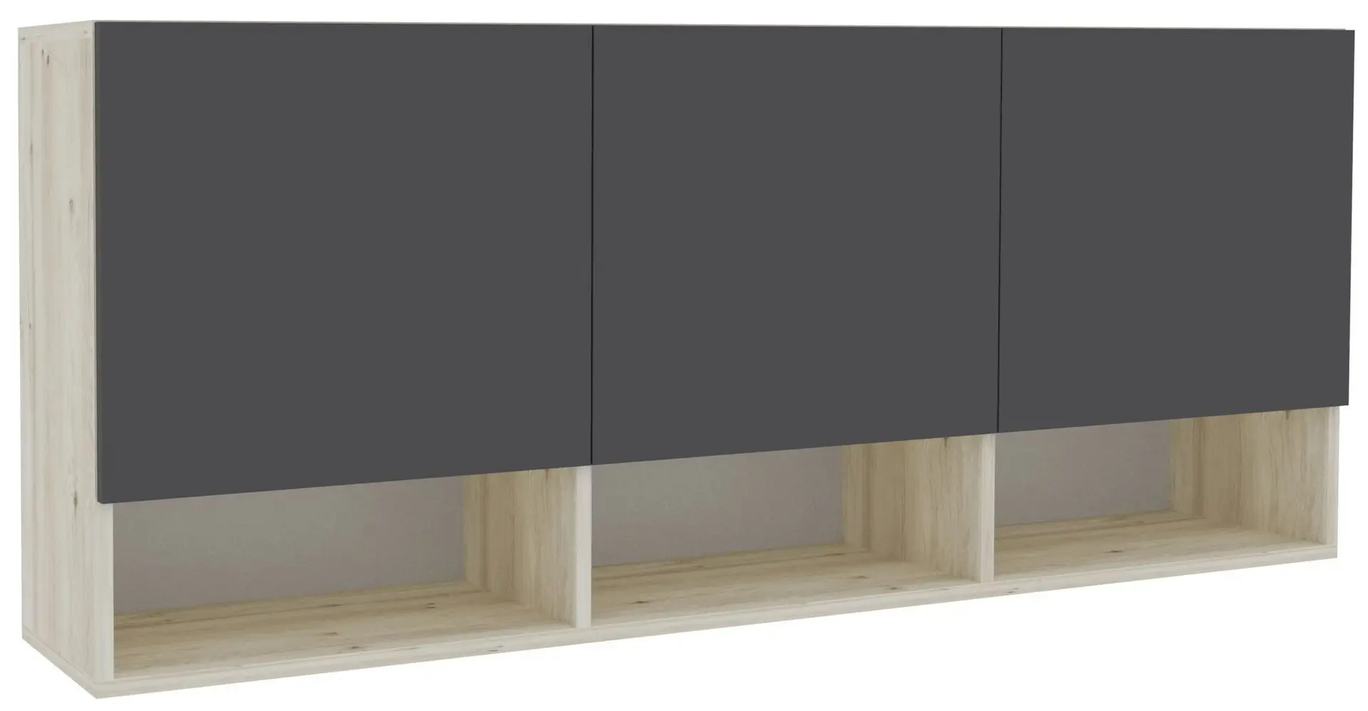 Шкафчик навесной Haaus Malmo 3D 144x60 cm (White Oak/Anthracite)