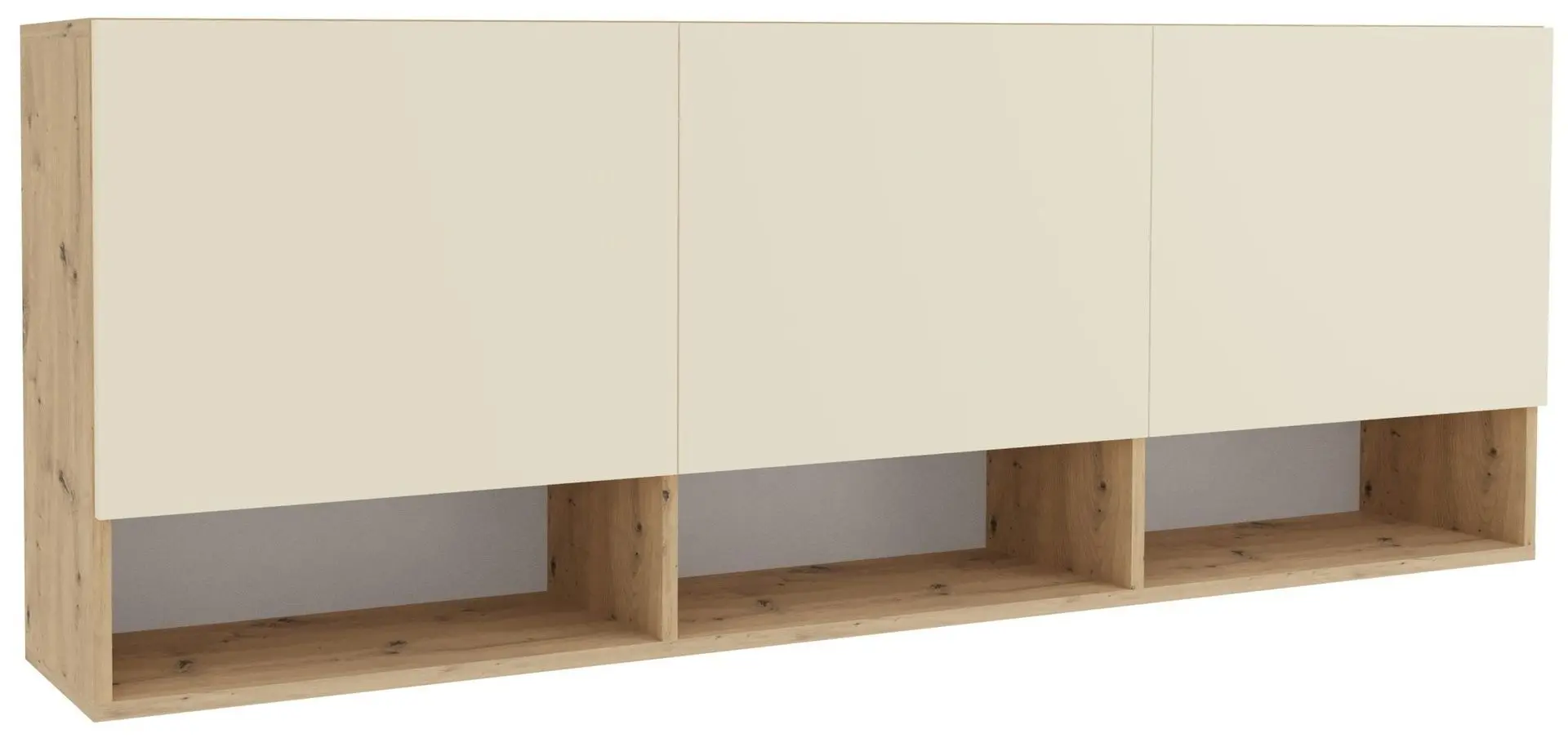 Dulap suspendat Haaus Malmo 3D 164x60 cm (Artisan Oak/Clay)