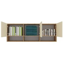 Dulap suspendat Haaus Malmo 3D 164x60 cm (Artisan Oak/Clay) Thumb