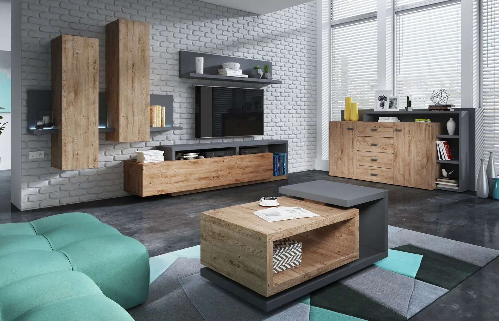 Tumba Helvetia Bota №27 2D4S (Anthracite/Ribbeck Oak)