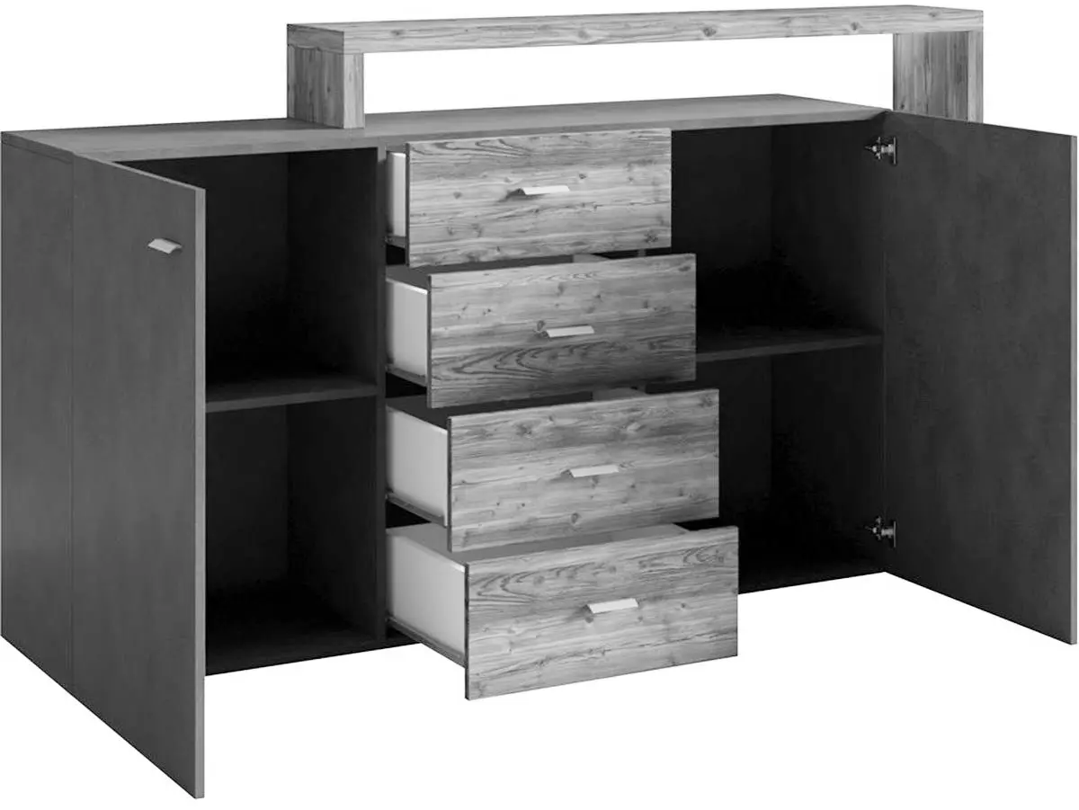 Tumba Helvetia Bota №27 2D4S (White/Colorado Concrete)