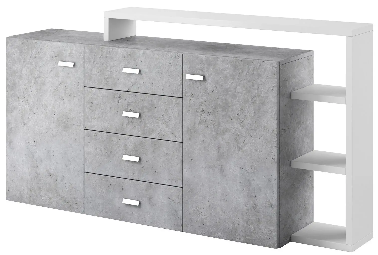 Tumba Helvetia Bota №27 2D4S (White/Colorado Concrete)