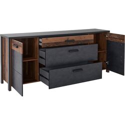 Tumba Helvetia Buffalo 241UKA25 2D3S (Matera Anthracite/Old Wood) Thumb