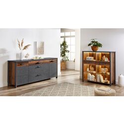 Tumba Helvetia Buffalo 241UKA25 2D3S (Matera Anthracite/Old Wood) Thumb