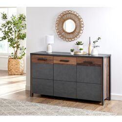 Tumba Helvetia Buffalo 241UKA43 3D (Matera Anthracite/Old Wood) Thumb