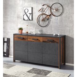 Tumba Helvetia Buffalo 241UKA43 3D (Matera Anthracite/Old Wood) Thumb