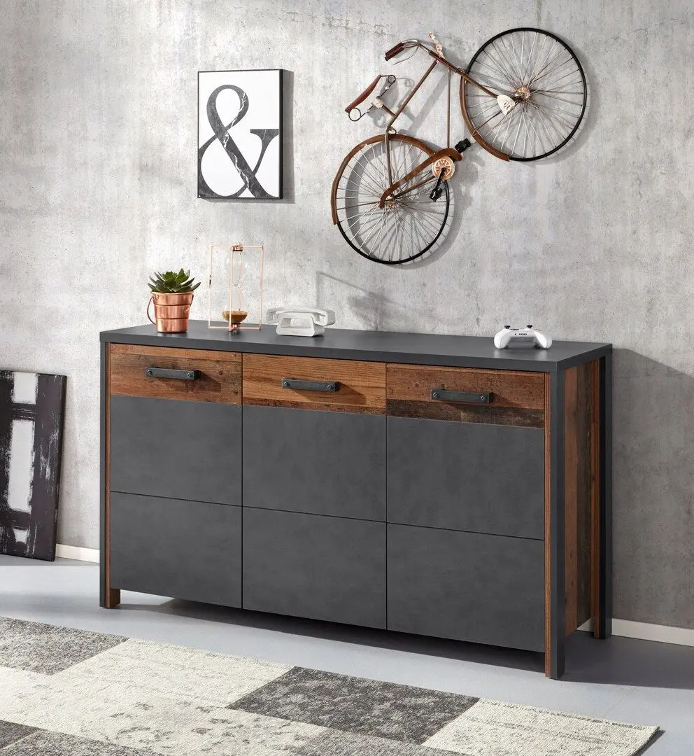 Tumba Helvetia Buffalo 241UKA43 3D (Matera Anthracite/Old Wood)