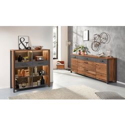 Tumba Helvetia Buffalo 24RMKA25 2D3S (Royalis Oak/Matera Anthracite) Thumb