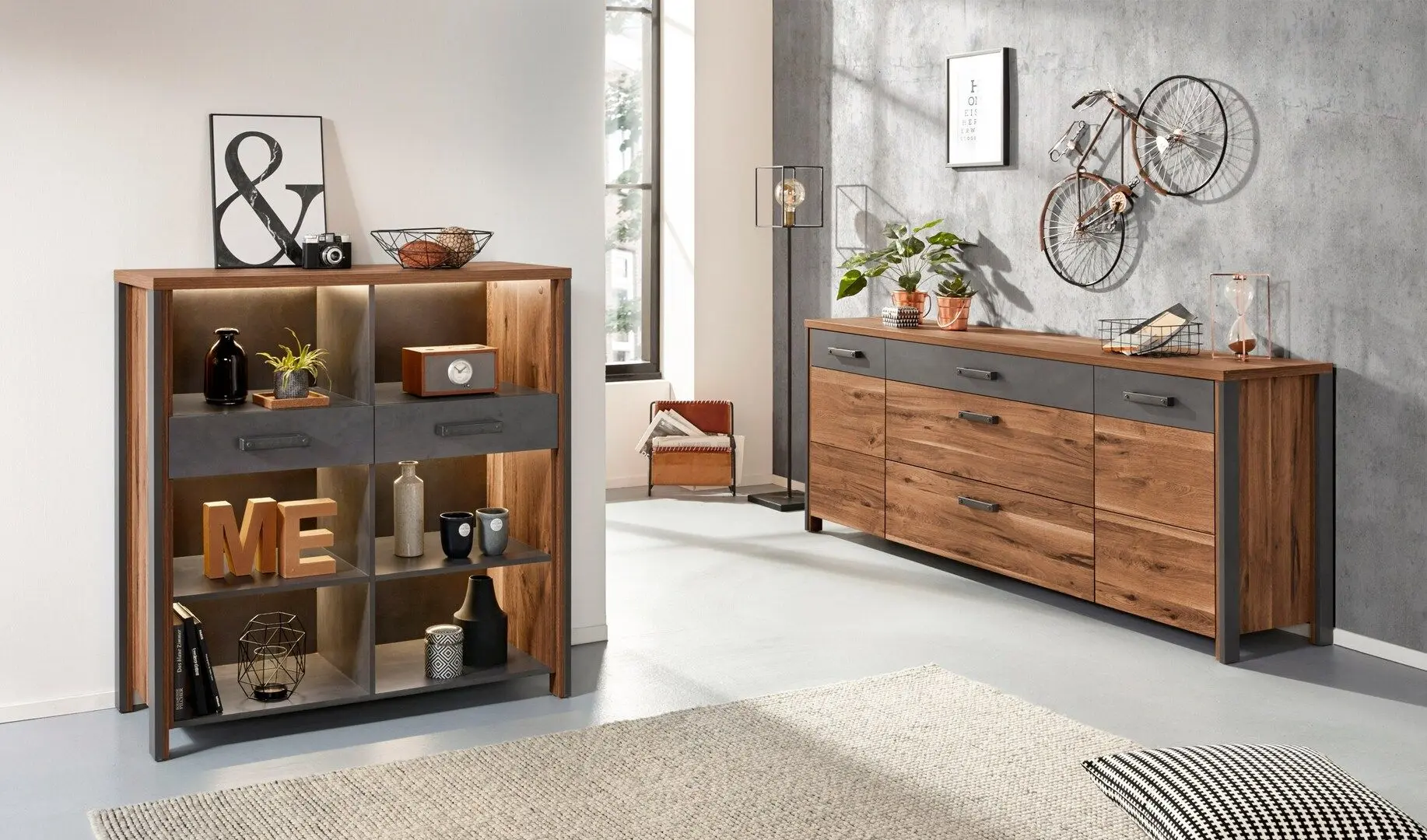 Tumba Helvetia Buffalo 24RMKA25 2D3S (Royalis Oak/Matera Anthracite) - 5