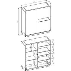Tumba Helvetia Aston №42 3D (Black Matt/Taurus Oak) Thumb