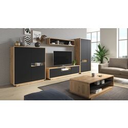 Tumba Helvetia Aston №42 3D (Black Matt/Taurus Oak) Thumb