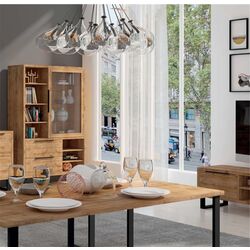 Vitrina Helvetia Halle №13 1D2S (Wotan Oak) Thumb