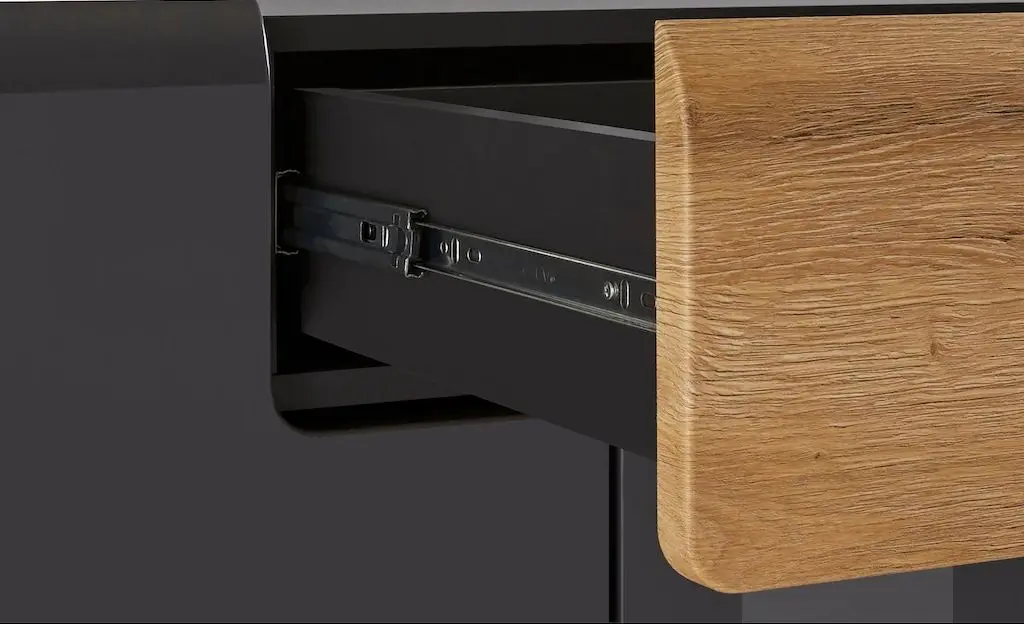 Tumba Helvetia Toledo №46 3D1S (Anthracite Gloss/Grandson Oak)