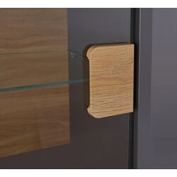 Tumba Helvetia Toledo №46 3D1S (Anthracite Gloss/Grandson Oak) Thumb