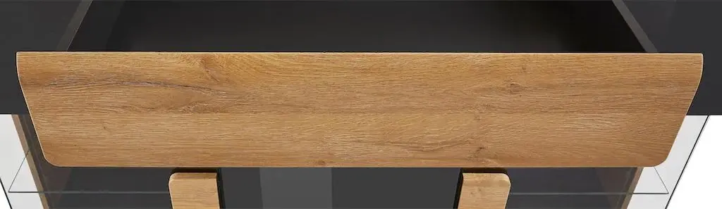 Tumba Helvetia Toledo №46 3D1S (Anthracite Gloss/Grandson Oak)