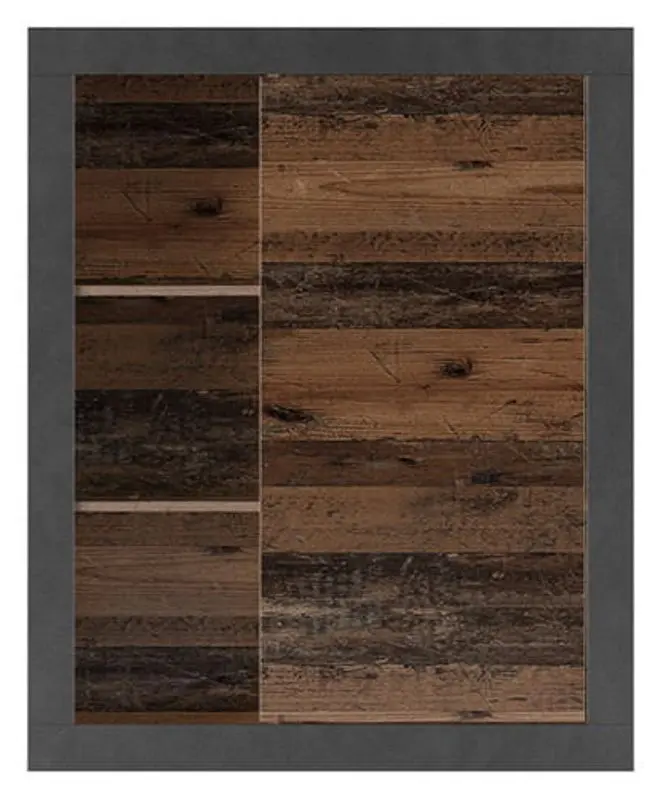 Tumba Helvetia Zena №42 1D P/L (Matera/Old Style Mix Planked-Old Wood)