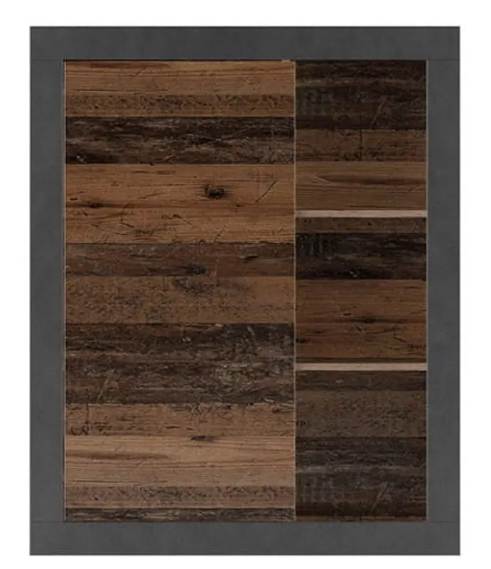 Tumba Helvetia Zena №42 1D P/L (Matera/Old Style Mix Planked-Old Wood)
