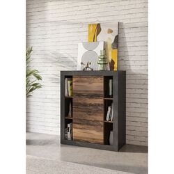 Comoda Helvetia Zena №46 2KL 2SZ (Matera/Old Style Mix Planked-Old Wood) Thumb