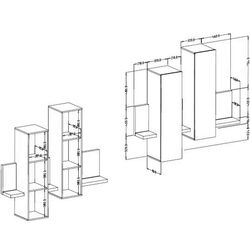 Dulap suspendat Helvetia Bota №04 (Black Matt) Thumb