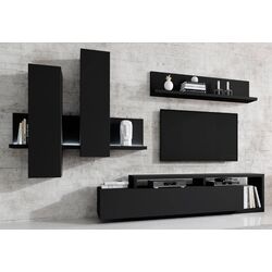 Dulap suspendat Helvetia Bota №04 (Black Matt) Thumb