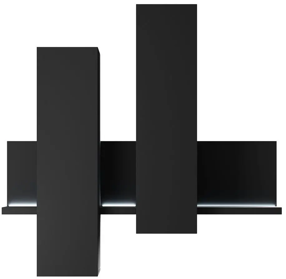 Dulap suspendat Helvetia Bota №04 (Black Matt)